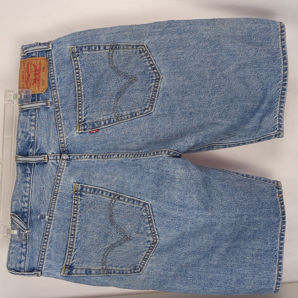 LEVIS 505 Men's 38 Denim Dad Shorts Straight Fit